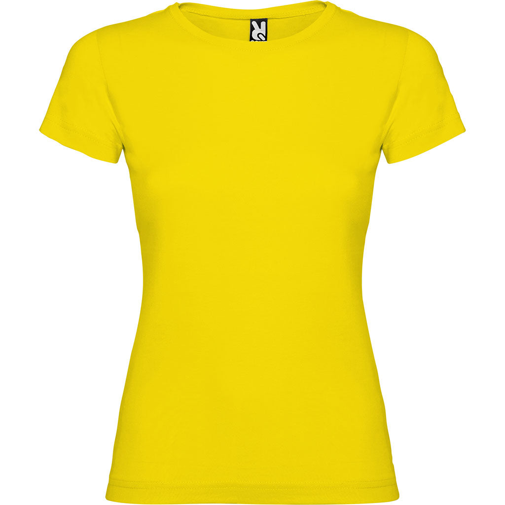 Camiseta básica para mujer Jamaica tallas grandes - amarillo