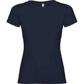 Camiseta básica para mujer Jamaica tallas grandes - azul marino