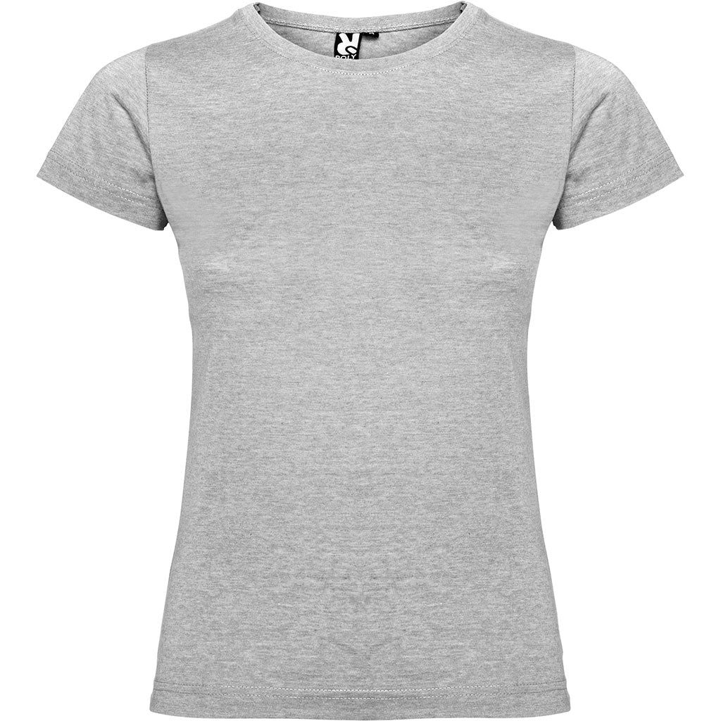 Camiseta básica para mujer Jamaica tallas grandes - gris