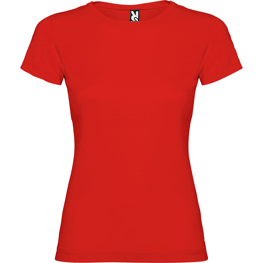Camiseta básica para mujer Jamaica colores oscuros - rojo