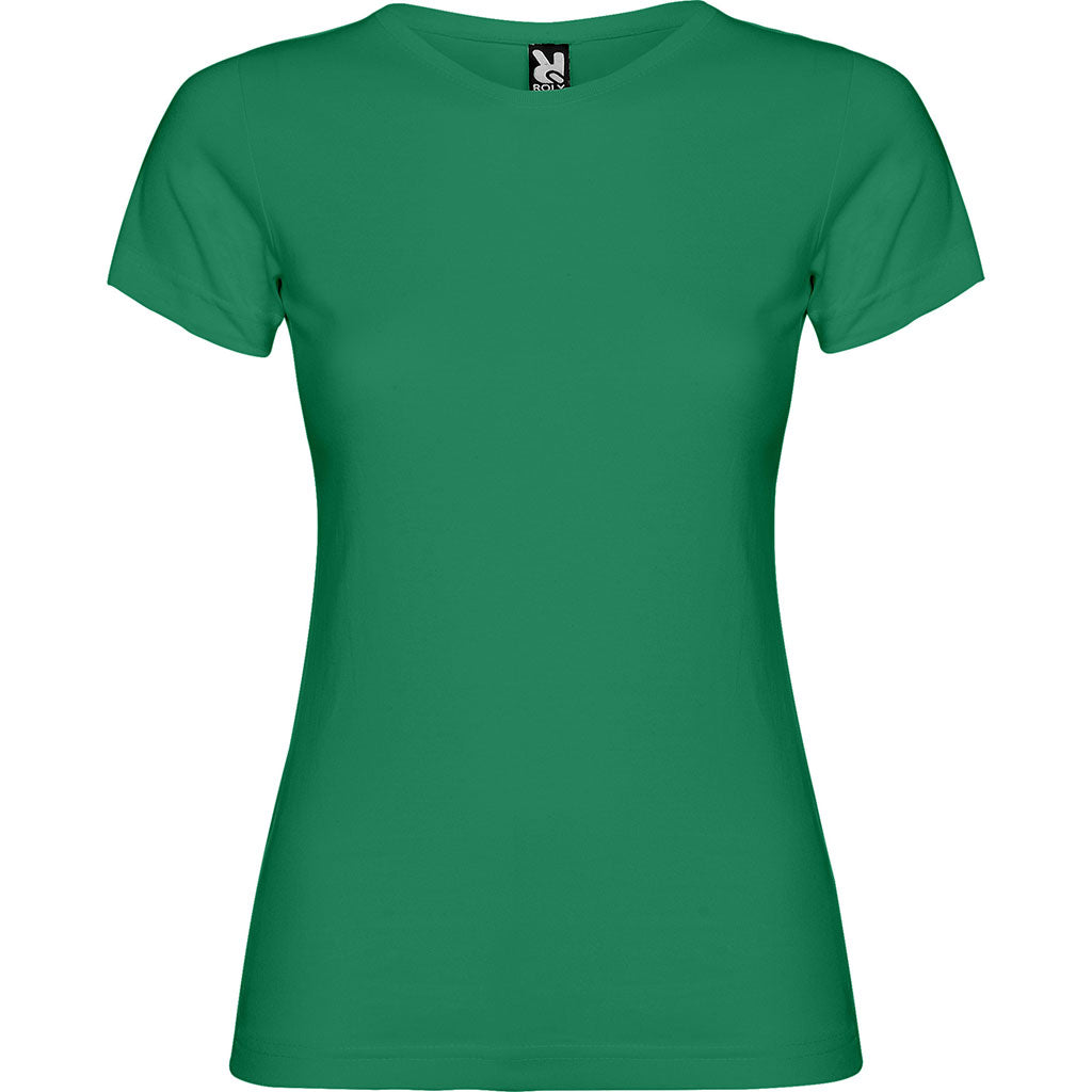 Camiseta básica para mujer Jamaica tallas grandes - verde kelly