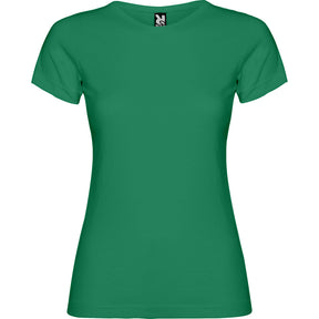 Camiseta básica para mujer Jamaica tallas grandes - verde kelly