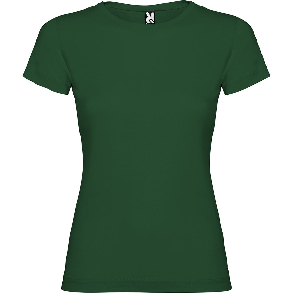 Camiseta básica para mujer Jamaica tallas grandes - verde botella