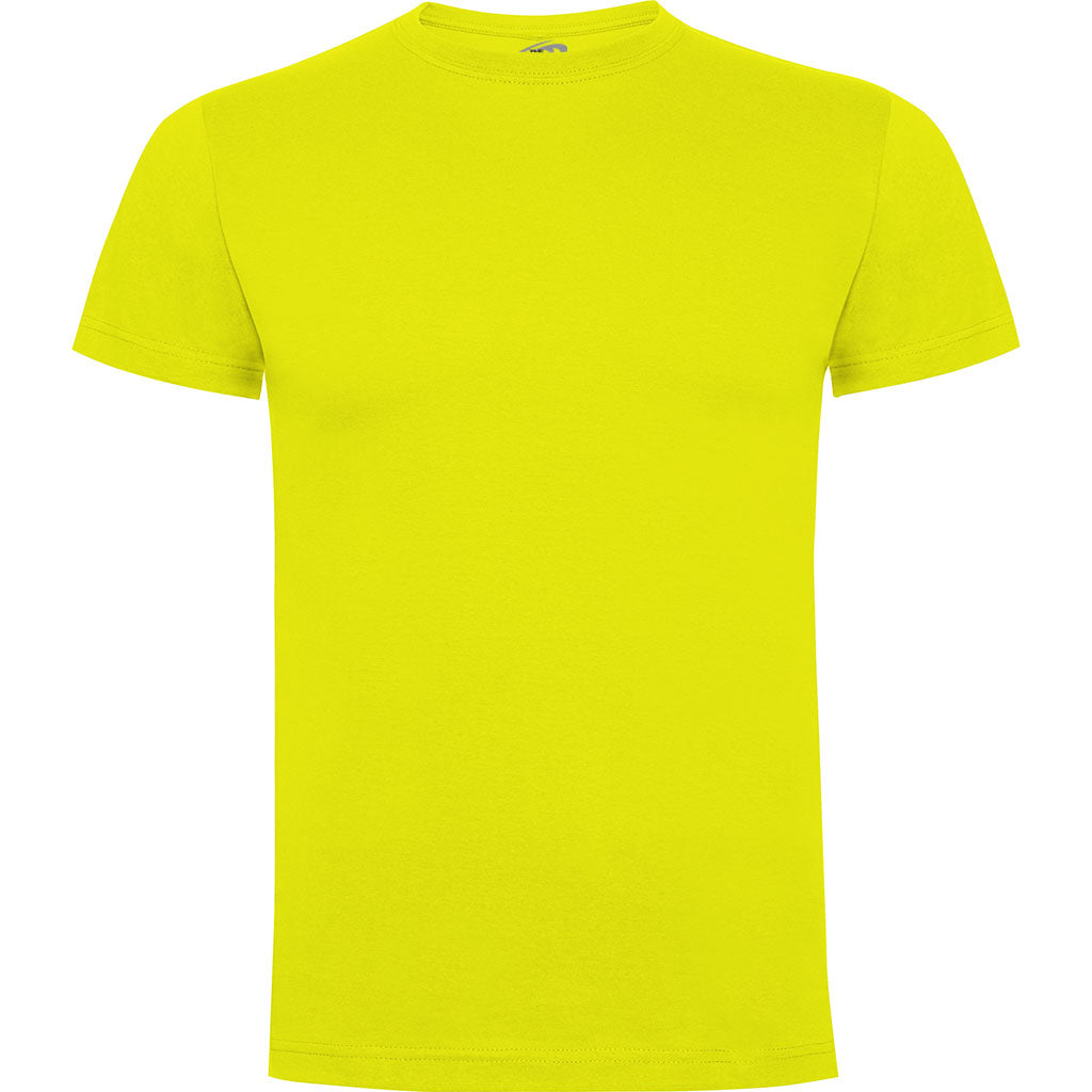 Camiseta unisex dogo premium color amarillo lima