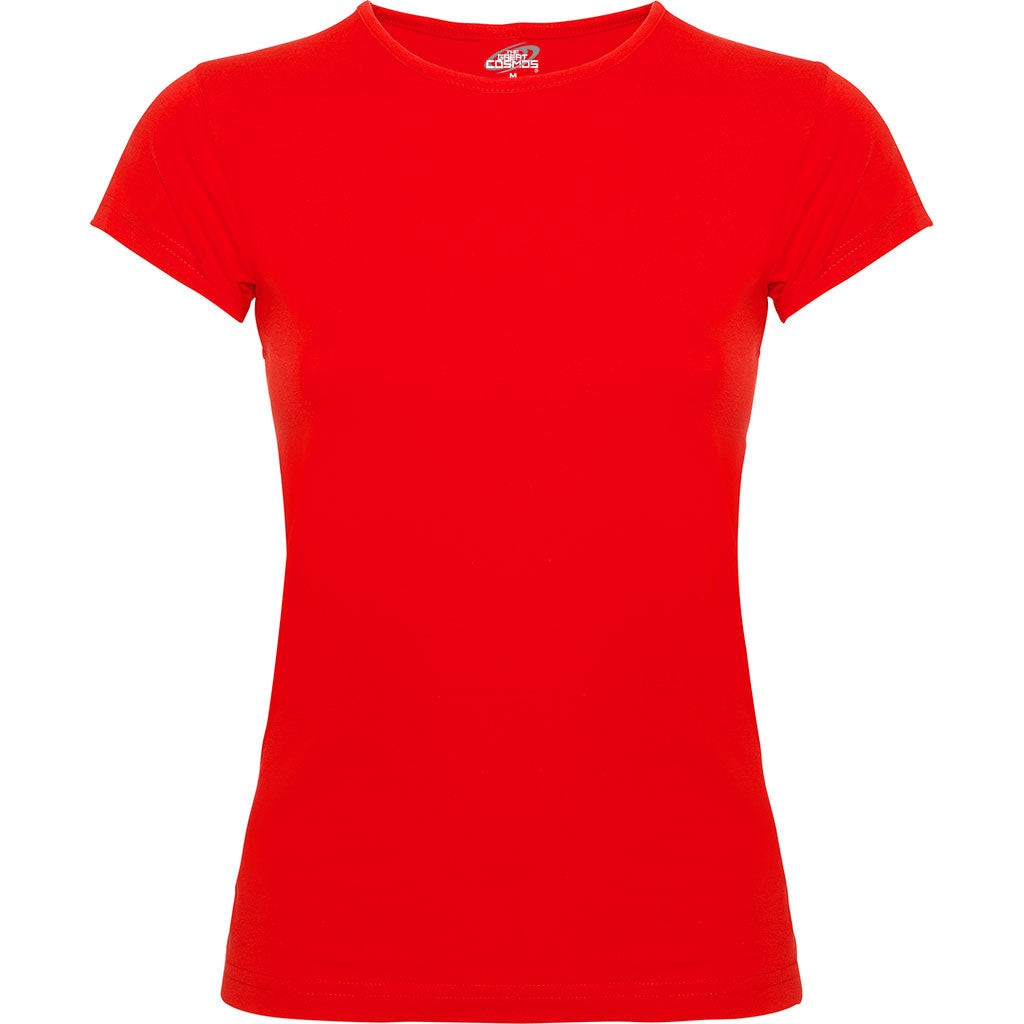 Camiseta alta calidad para mujer Bali pecho rojo
