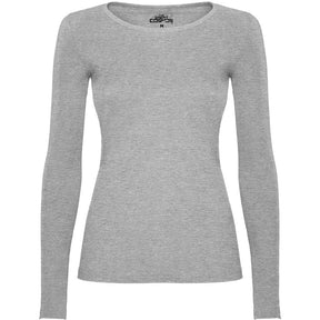 Camiseta manga larga mujer extreme woman pecho gris