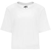 Camiseta corte actual para mujer Dominica pecho blanco