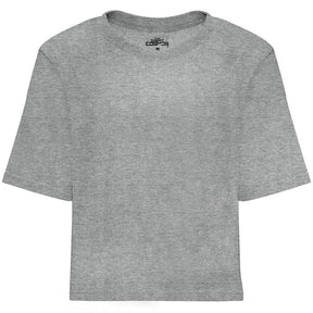 Camiseta corte actual para mujer Dominica pecho gris
