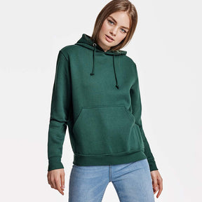 Sudadera capucha unisex - foto modelo mujer