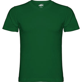 Camiseta cuello pico Samoyedo color verde botella