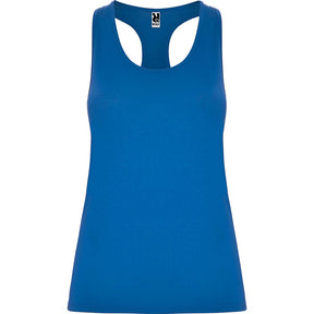 Camiseta deportiva tirantes nadadora mujer Aida color azul royal