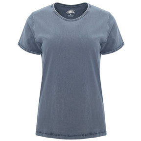 Camiseta efecto vaquero Husky woman pecho azul denim