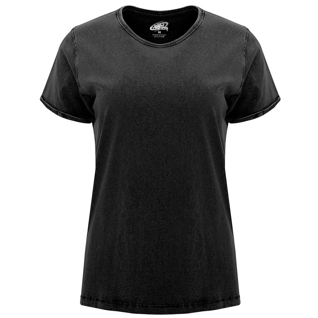 Camiseta efecto vaquero Husky woman pecho negro