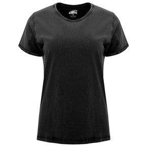 Camiseta efecto vaquero Husky woman pecho negro