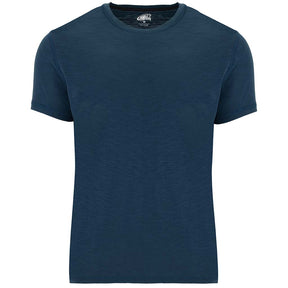 Camiseta jaspeada bajo con aberturas Terrier 0396 Roly pecho azul marino