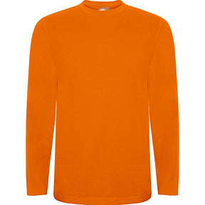 Camiseta manga larga hombre extreme pecho naranja