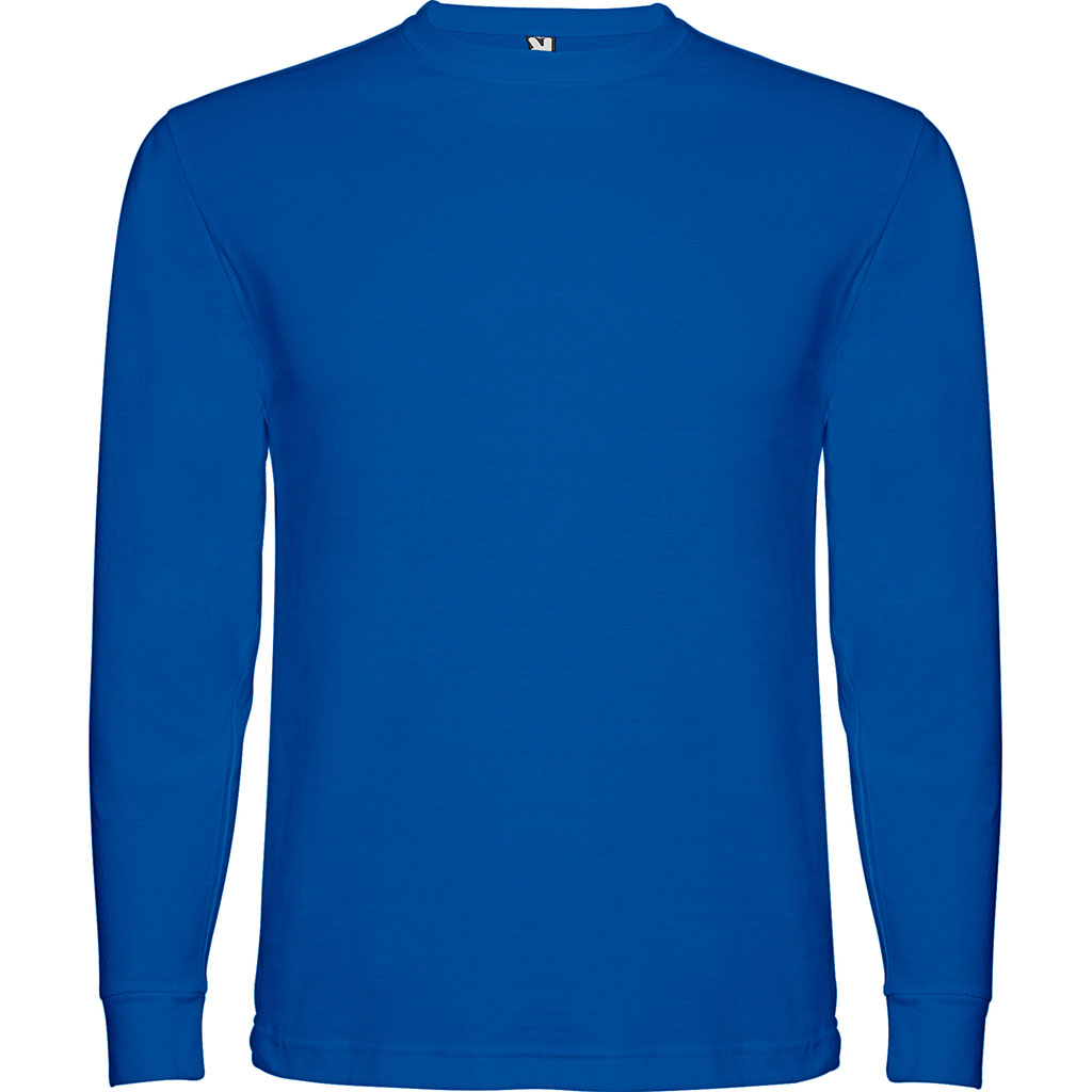 Camiseta manga larga hombre pointer pecho azul royal