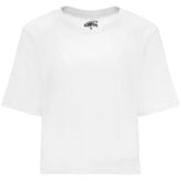 Camiseta corte actual para mujer Dominica pecho blanco