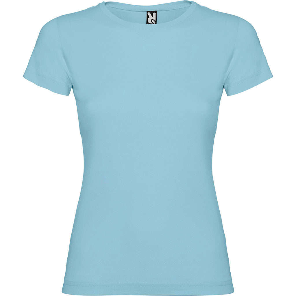 Camiseta básica para mujer Jamaica colores claros - celeste