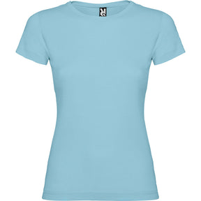 Camiseta básica para mujer Jamaica colores claros - celeste