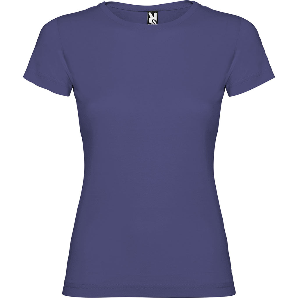 Camiseta básica para mujer Jamaica tallas grandes - azul denim