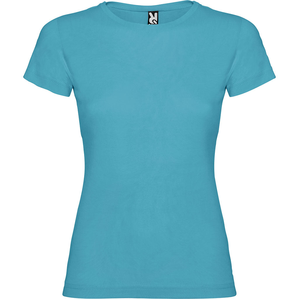 Camiseta básica para mujer Jamaica infantil - turquesa