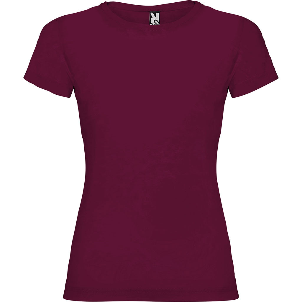Camiseta básica para mujer Jamaica colores oscuros - borgoña