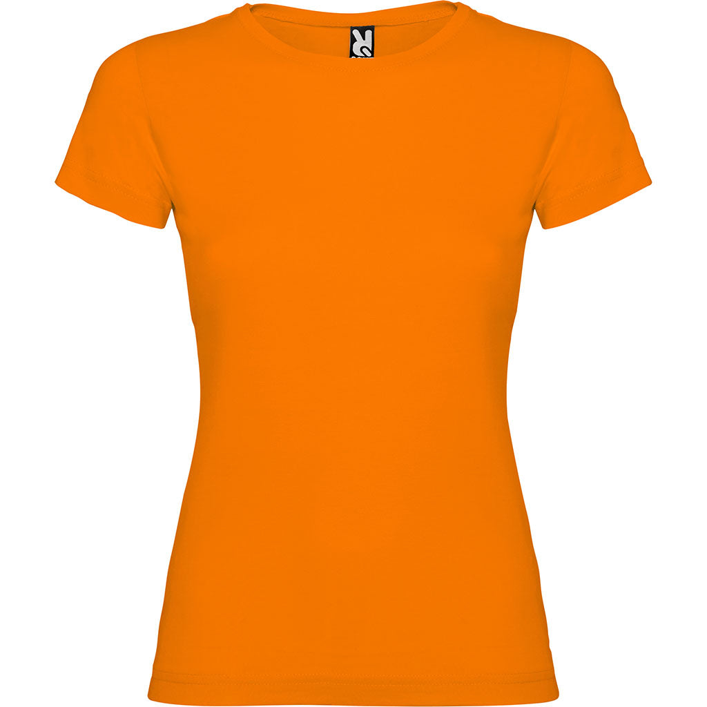 Camiseta básica para mujer Jamaica tallas grandes - naranja