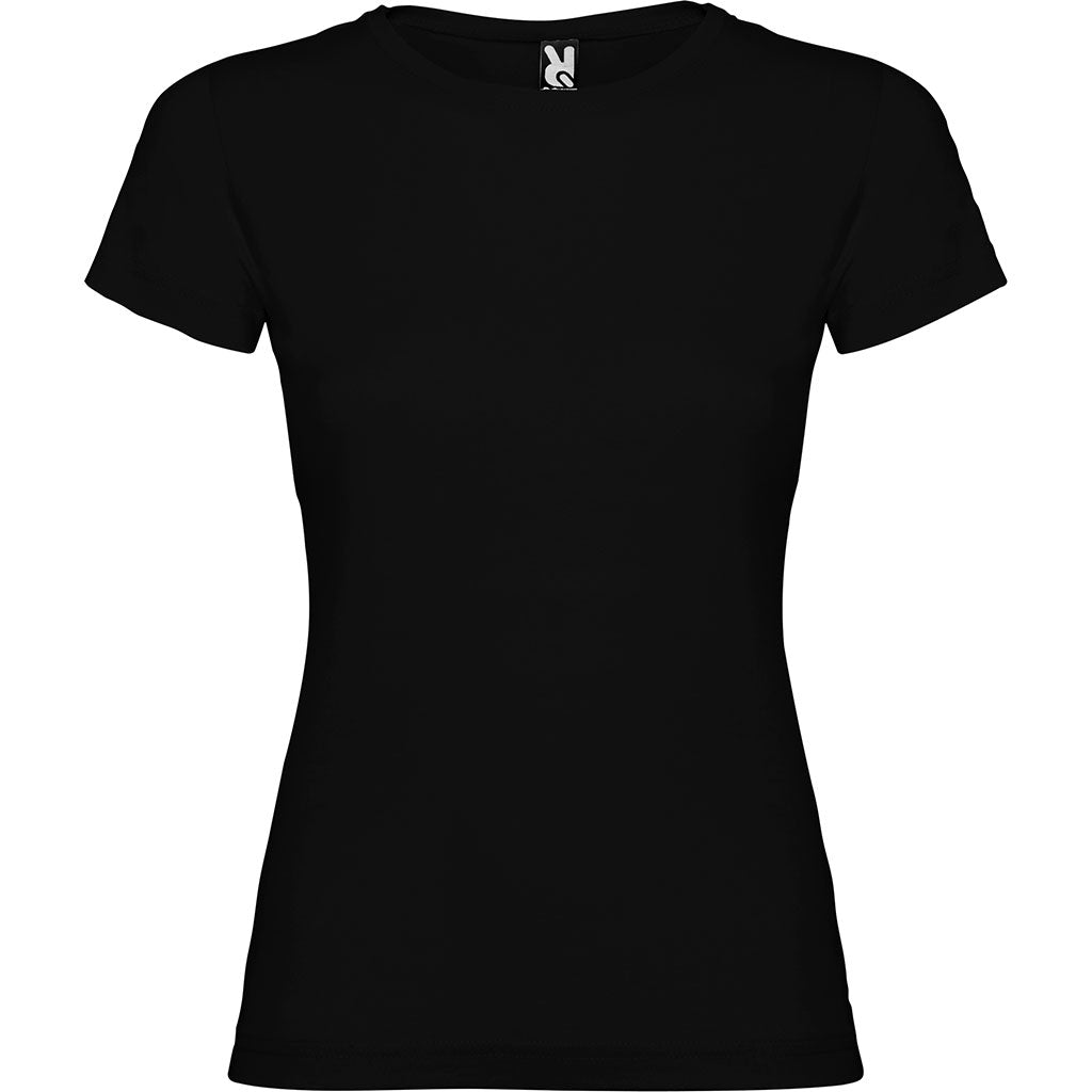 Camiseta básica para mujer Jamaica tallas grandes - negro
