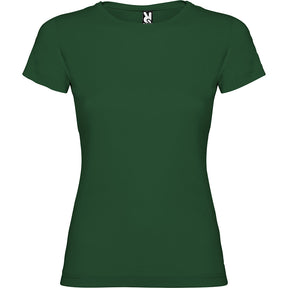 Camiseta básica para mujer Jamaica colores oscuros - verde botella