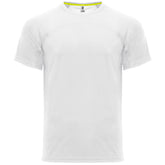 Camiseta técnica dos tejidos monaco color blanco