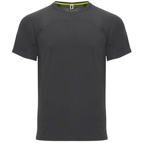 Camiseta técnica dos tejidos monaco color plomo oscuro