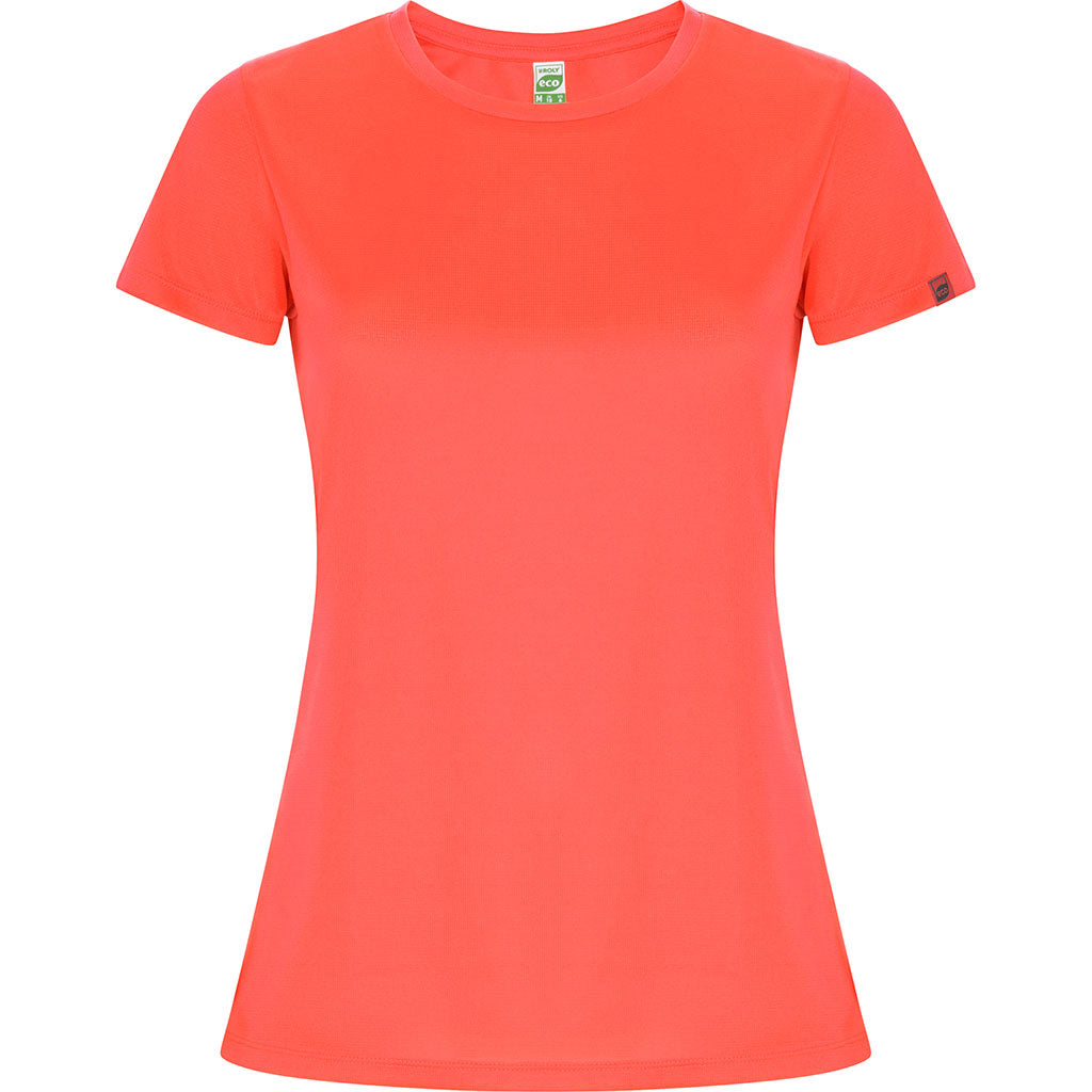 Camiseta técnica control dry eco imola woman color coral fluor