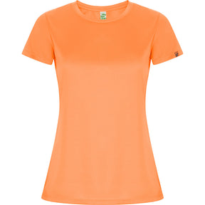 Camiseta técnica control dry eco imola woman color naranja fluor