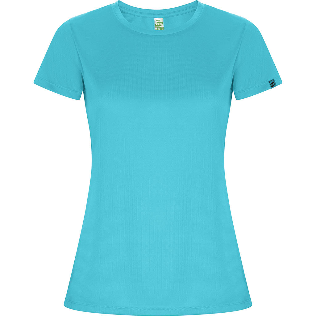 Camiseta técnica control dry eco imola woman color azul turquesa