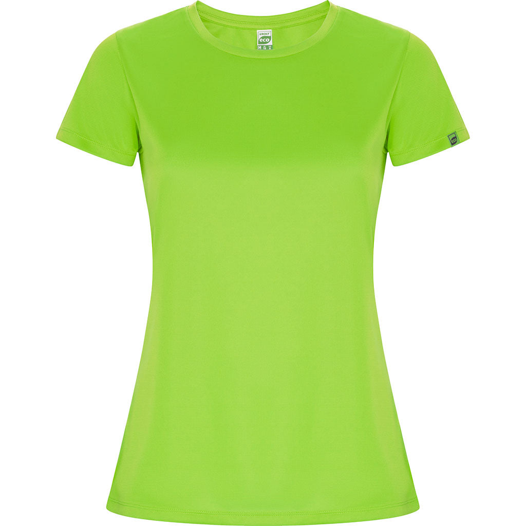 Camiseta técnica control dry eco imola woman color verde fluor