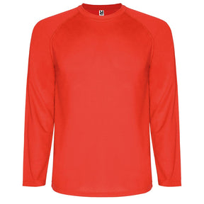 Camiseta técnica Montecarlo manga larga unisex - rojo