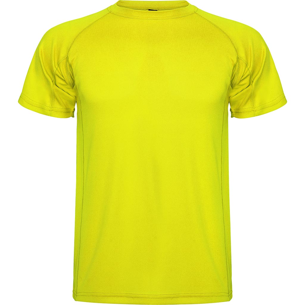 Camiseta técnica montecarlo color amarillo fluor