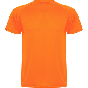 Camiseta técnica montecarlo color naranja fluor