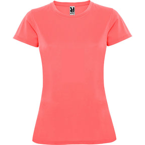 Camiseta técnica montecarlo woman color coral fluor