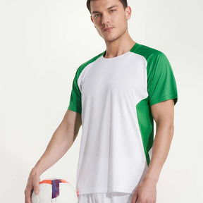 Camiseta técnica raglan combinada bugatti foto modelo hombre