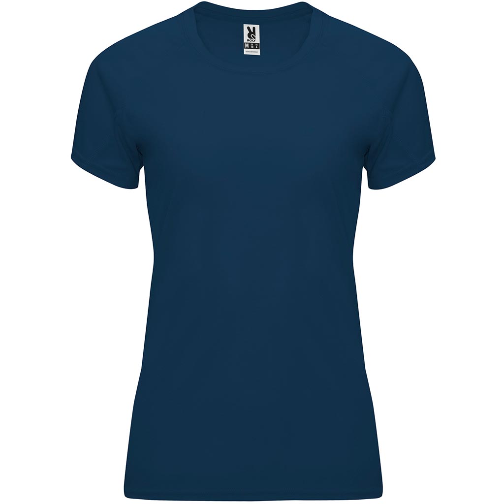 Camiseta tecnica raglan mujer BAHRAIN woman color azul marino