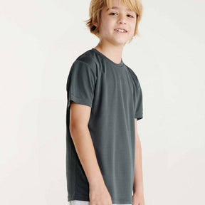 Camiseta técnica unisex infantil foto modelo