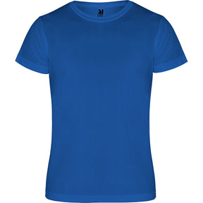 Camiseta técnica unisex infantil pecho azul royal