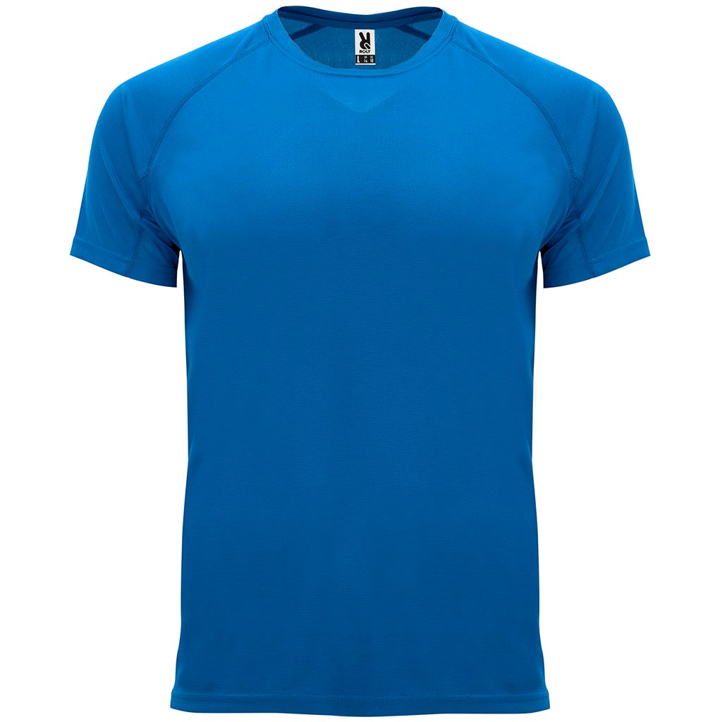 Camiseta tecnica unisex raglan BAHRAIN color azul royal