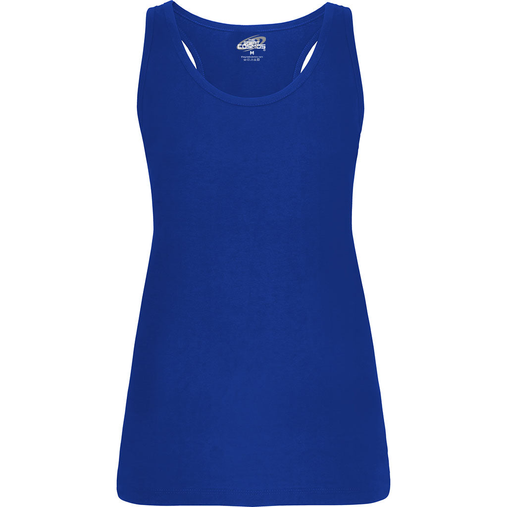 Camiseta tirante espalda nadadora mujer brenda color azul royal