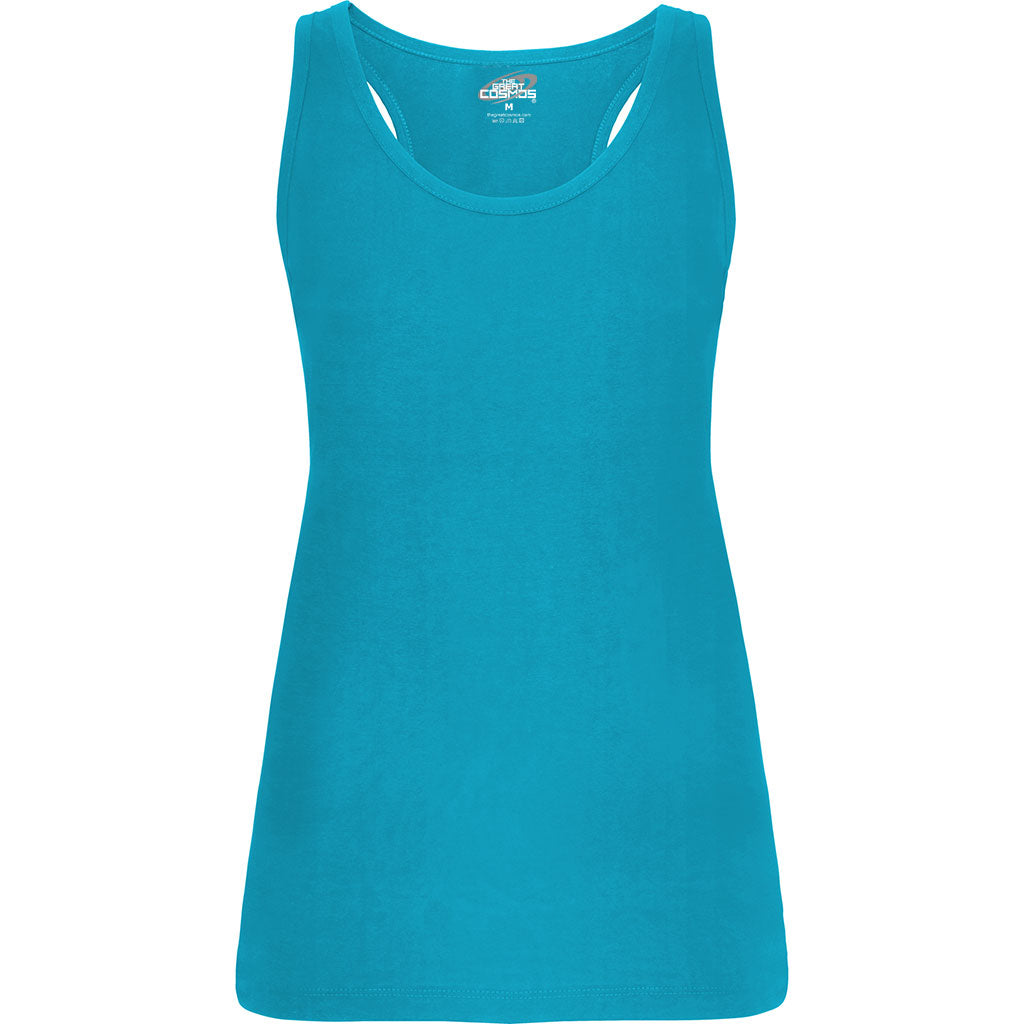 Camiseta tirante espalda nadadora mujer brenda color azul turquesa