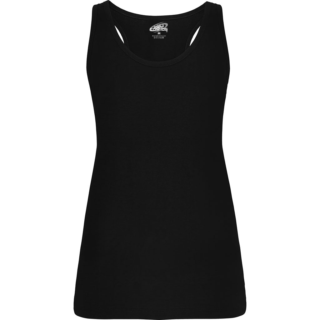 Camiseta tirante espalda nadadora mujer brenda color negro