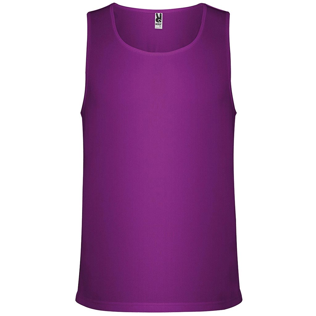Camiseta técnica poliester microperforado interlagos color purpura