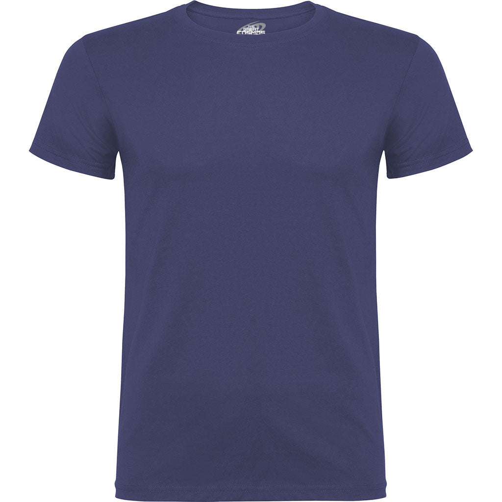 Camiseta económica niños beagle - pecho azul denim